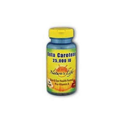 Nature's Life Beta Carotene - 25000 IU - 250 Tablets