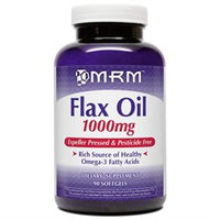 MRM Certified Organic Flax Oil - 1000 mg - 90 Softgels