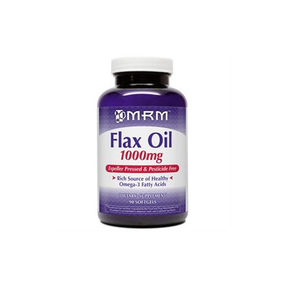 MRM Certified Organic Flax Oil - 1000 mg - 90 Softgels