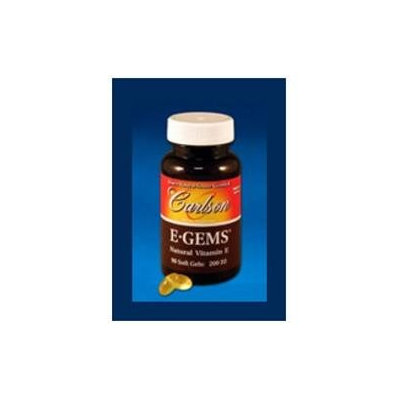 Carlson Laboratories E-Gems 100 IU - 250 Softgels - Vitamin E D'Alpha