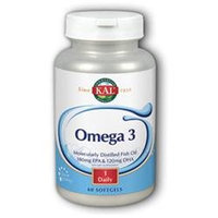 Kal - Omega-3 Molecularly Distilled Fish Oil - 60 Softgels