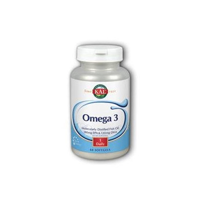 Kal - Omega-3 Molecularly Distilled Fish Oil - 60 Softgels