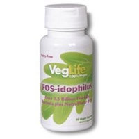 Solaray Veglife Fos-Idophilus - 50 Veggie Caps - Acidophilus / Probiotics