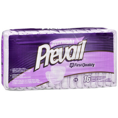 First Quality Adult Incontinence Underwear Pant Liner, Overnight