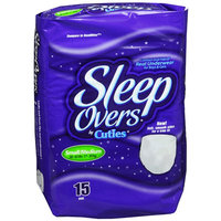 First Quality Sleep Overs Youth Pants-Size 45lb to 65lb,15/Pack