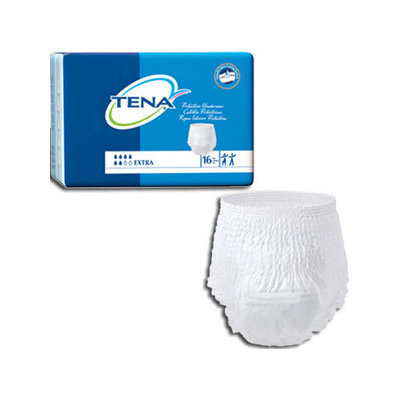 Tena Protective Underwear with Extra Absorbency, Medium, 16ea (case of 4), #72231