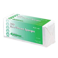 Dynarex Non-Woven Sponges, Non-Sterile, 4 x 4, 4 ply, 2 Bags of 200