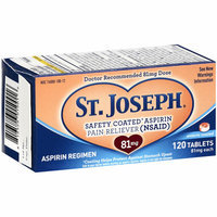 St. Joseph Aspirin Pain Reliever 81mg Enteric Coated Tablets