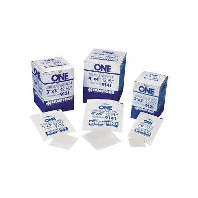 Dukal 3x3 12-ply Sterile Gauze Pad, 25 pk/bx, 24 bx/cs