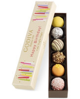 Godiva 6-Pc. Happy Birthday Truffle Flight