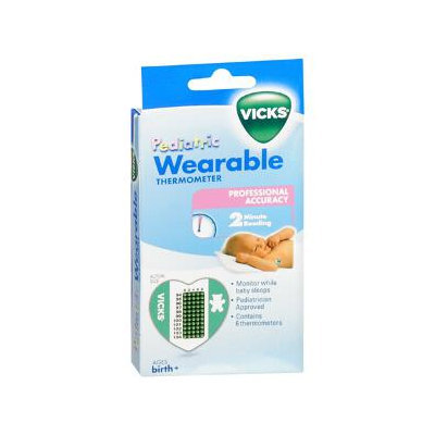 Kaz Inc. Vicks Wearable Childrens Thermometer - 6-Pack