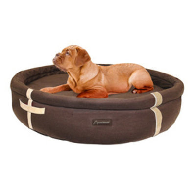 ABO Gear Aussie Naturals 100% Natural Cotton Brisbane Round Pet Bed, Large 36