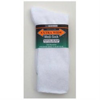 Extra Wide Sock Company #6950 White Extra Wide MediSock