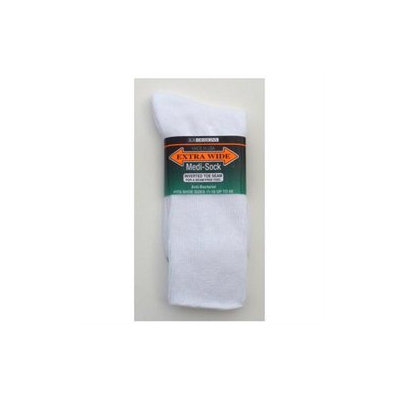 Extra Wide Sock Company #6950 White Extra Wide MediSock