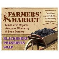 Farmer's Market: Organic Blackberry Preserves Soap, 5.5 oz