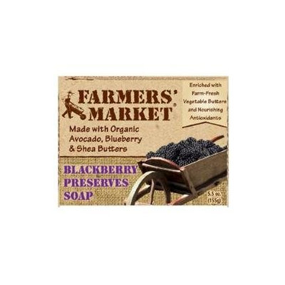 Farmer's Market: Organic Blackberry Preserves Soap, 5.5 oz