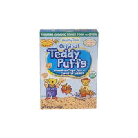 Healthy Times Organic Teddy Puffs for Toddlers, Original, 5.5-Ounce Boxes (Pack of 12)