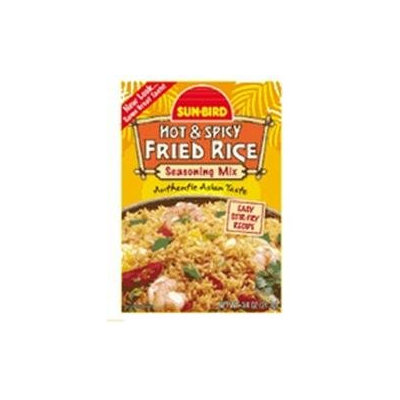 Sunbird Seasoning Mix Hot & Spicy Fried Rice 0.75 Oz Pack Of 24