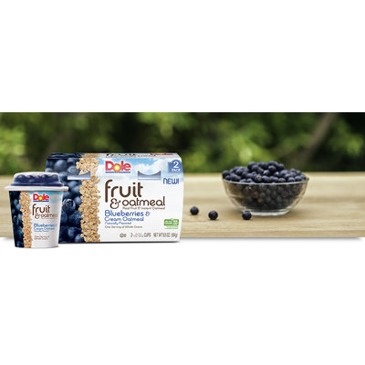 Dole Fruit & Oatmeal Blueberries & Cream Oatmeal