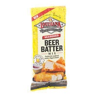 Louisiana Fish Fry Products Beer Batter Mix Seasoned