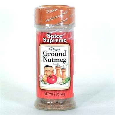 Spice Supreme Nutmeg, Ground, 1.25-Ounce (Pack of 12)