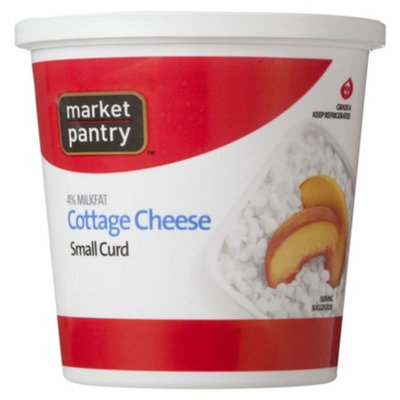 market pantry Market Pantry Small Curd 4% Milkfat Minimum Cottage Cheese 24-oz.