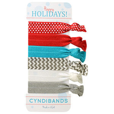 Cyndibands CyndiBands Holiday Gift Card with 6 Hair Ties, Aneira, 1 ea