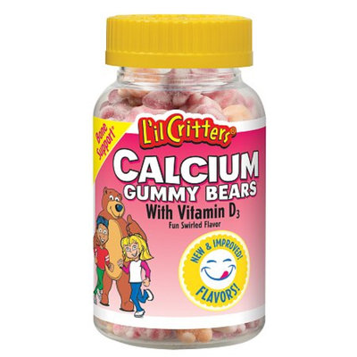 L'il Critters Calcium Gummy Bears with Vitamin D