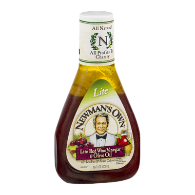 Newman's Own Lite Red Wine Vinegar & Olive Oil Dressing