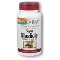 Solaray Super Rhodiola Extract - 500 mg - 60 Vegetarian Capsules
