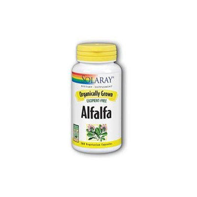 Solaray Organic Alfalfa - 100 Capsules - Other Green / Super Foods