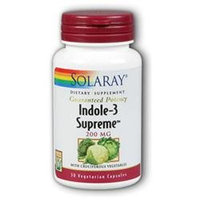 Solaray Indole-3 Supreme - 200 mg - 30 Vegetarian Capsules
