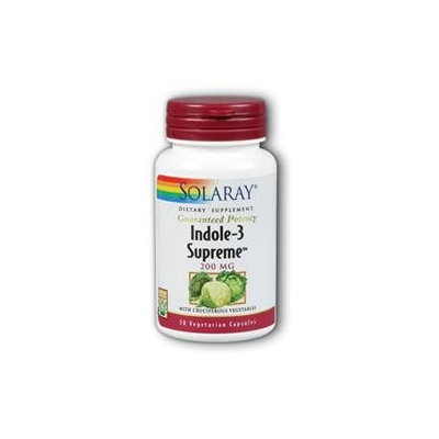 Solaray Indole-3 Supreme - 200 mg - 30 Vegetarian Capsules
