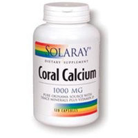 Solaray Coral Calcium - 120 Capsules - Calcium Combinations