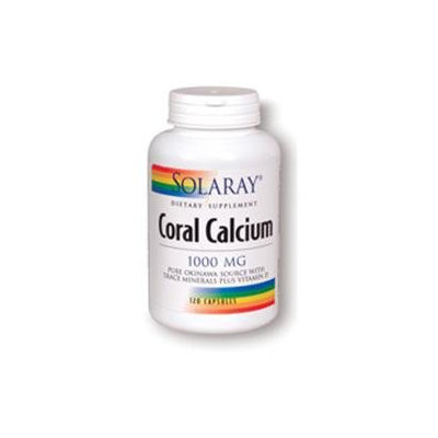 Solaray Coral Calcium - 120 Capsules - Calcium Combinations