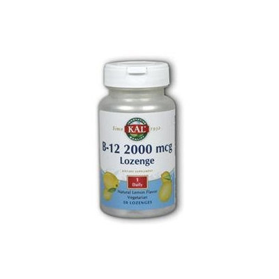 KAL Vitamin B-12 2000 MCG - 50 Lozenges - Vitamin B-12