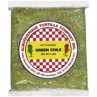 Albuquerque Tortilla Co. Inc. Hot Chopped Green Chile Peppers, 3 lb