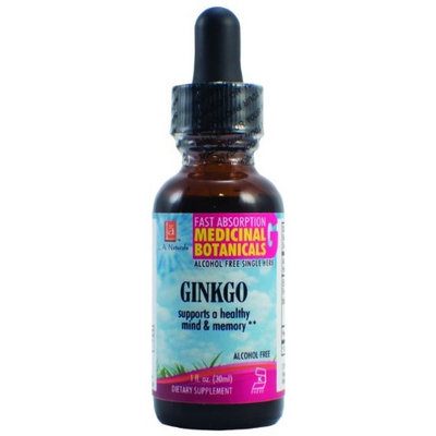Ginkgo Glycerine, 1 oz, L.A. Naturals