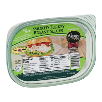 Empire Kosher Smoked Turkey Breast Slices