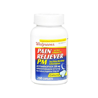 Walgreens Pain Reliever PM Caplets