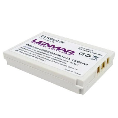 Lenmar Battery for Nokia Cellular Phones - White (CLKBLC2X)