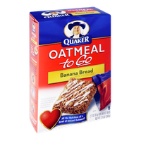 Quaker® Oatmeal To Go Banana Bread Breakfast Bars