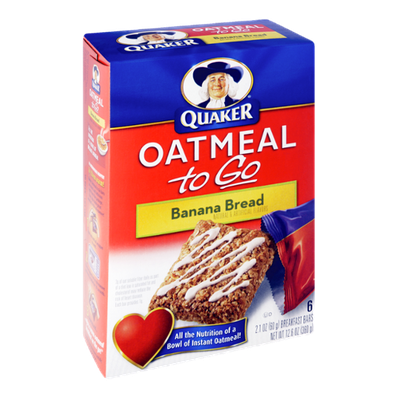 Quaker® Oatmeal To Go Banana Bread Breakfast Bars