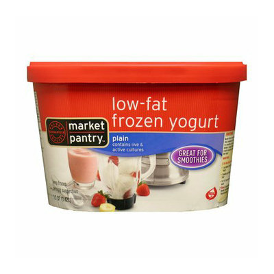 Market Pantry Plain Low-Fat Frozen Yogurt 14-oz.