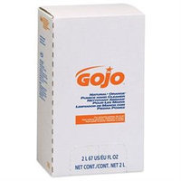 GOJO NATURAL ORANGE Pumice Hand Cleaner Refill, Citrus Scent, 2000 mL, 4/Carton