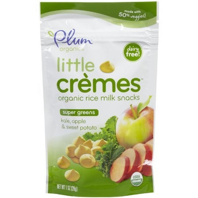 Plum Organics Little Crèmes Organic Rice Milk Snacks Super Greens