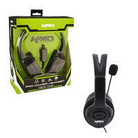 KMD Live Chat Headset With microphone For Microsoft Xbox 360 Black Large