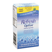 Refresh Optive Lubricant Eye Drops - 2 CT