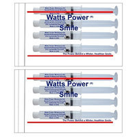 Direct 2u Wholesale LLC 15 Minute Teeth Whitening - Watts Power 35% Teeth Whitening Gels - Same Results As 44% but Safer & Without the Sting - Optimized Dual Action for Deep & Surface Stains - 8 Huge 10ml Gels