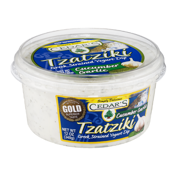 Cedar's Tzatziki Greek Strained Yogurt Dip Cucumber Garlic Reviews 2019